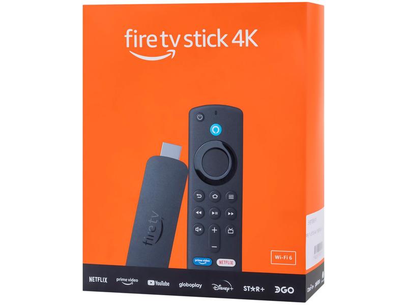 Fire TV Stick 2ª Geração Amazon 4K Ultra HD - HDMI compátivel com
